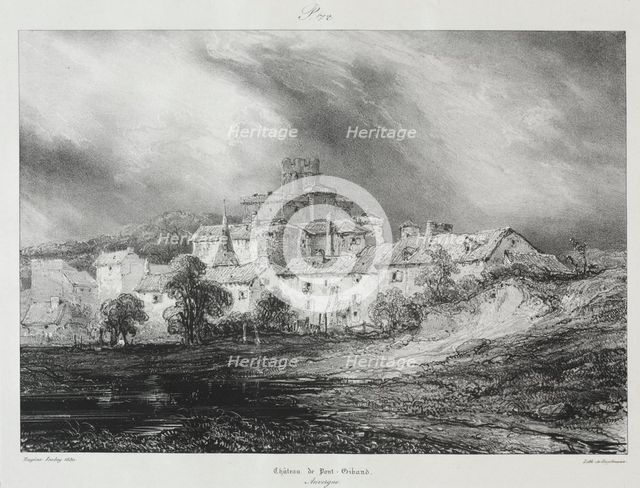 Voyages pittoresques et romantiques dans lancienne France, Auvergne..., 1830. Creator: Eugène Isabey (French, 1803-1886).
