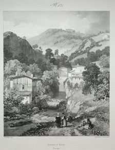 Voyages pittoresques et romantiques dans lancienne France. Auvergne..., 1825. Creator: James Duffield Harding (British, 1798-1863)