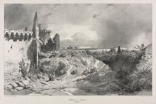 Voyages pittoresques et romantiques dans lancienne France. Bretagne: Chateau de Susinio. Creator: Eugène Cicéri (French, 1813-1890)