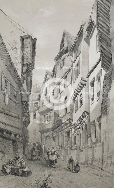 Voyages pittoresques et romantiques dans lancienne France. Bretagne: Morlaix. Creator: Eugène Cicéri (French, 1813-1890).