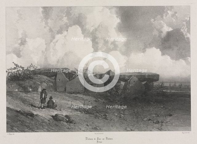 Voyages pittoresques et romantiques dans lancienne France: Bretagne…, c. 1845. Creator: Eugène Cicéri (French, 1813-1890).