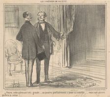 Voyez, cette pièce est très grande ..., 19th century. Creator: Honore Daumier