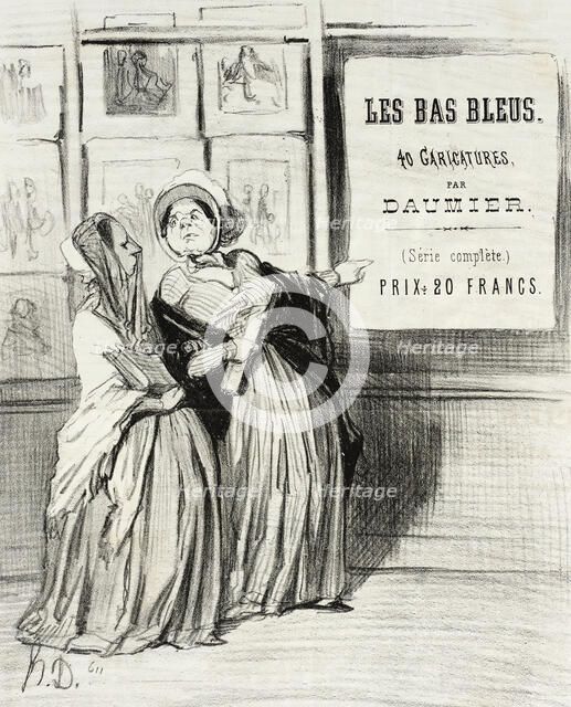 Voyez donc un peu, Isménie!..., 1844. Creator: Honore Daumier.