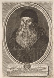 Voyszundus I. Christian (?-1412). From: Icones Familiae Ducalis Radivilianae, 1758