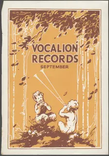 Vocalion Records Bulletin, 1920s. Artist: Wilfred Fryer
