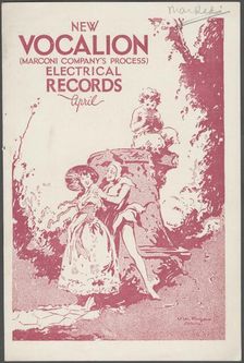 Vocalion Records Bulletin, 1920s. Artist: Wilfred Fryer