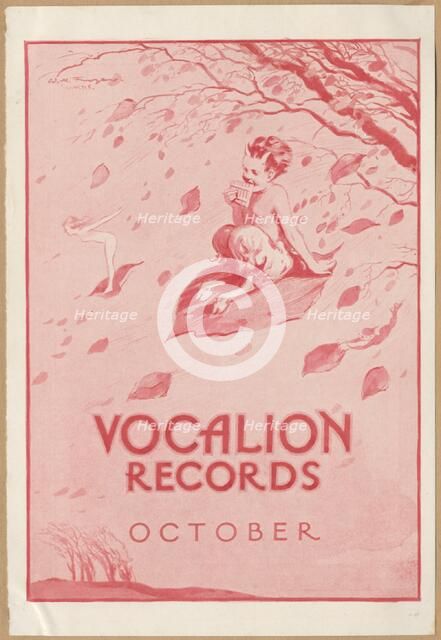 Vocalion Records Bulletin, 1920s. Artist: Wilfred Fryer