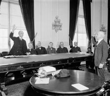 Vocational training hearing, between 1910 and 1920. Creator: Harris & Ewing