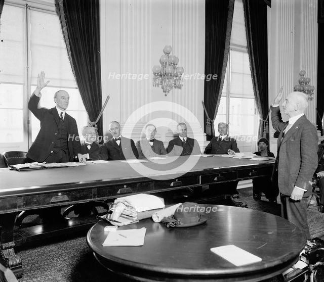 Vocational training hearing, between 1910 and 1920. Creator: Harris & Ewing.