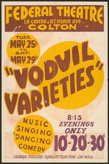 Vodvil Varieties, [193-]. Creator: Unknown