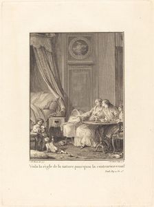 Voilà la règle de la nature, pourquoi la contrariez-vous?, 1777/1778. Creator: Jean Baptiste Blaise Simonet