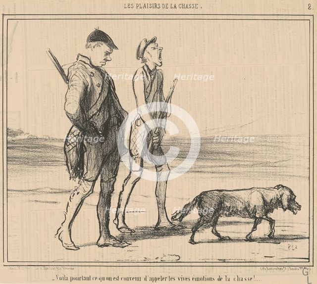 Voila pourtant ce qu'on est convenu d'appeler ..., 19th century. Creator: Honore Daumier.