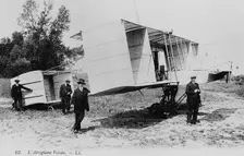 Voisin biplane, 1910. Creator: Unknown