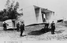 Voisin biplane, 1910. Creator: Unknown