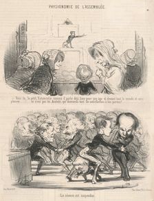 Vois-tu, le petit estancelin comme il parle ..., 19th century. Creator: Honore Daumier