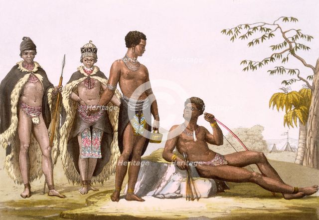Vol II Gonqui Hottentots of the Cape?, c1820-39. Creator: Gallo Gallina (1796-1874).