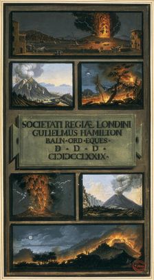 Volcanic eruptions, 1779. Creator: Unknown