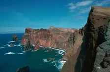 Volcanic sea-cliffs in Madeira