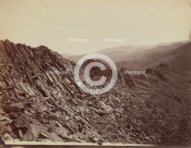 Volcanic Ridge, Trinity Mountains, Nevada, 1867. Creator: Tim O'Sullivan.