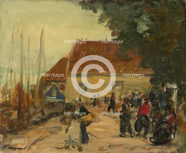 Volendam Street Scene, 1910. Creator: Robert Henri.