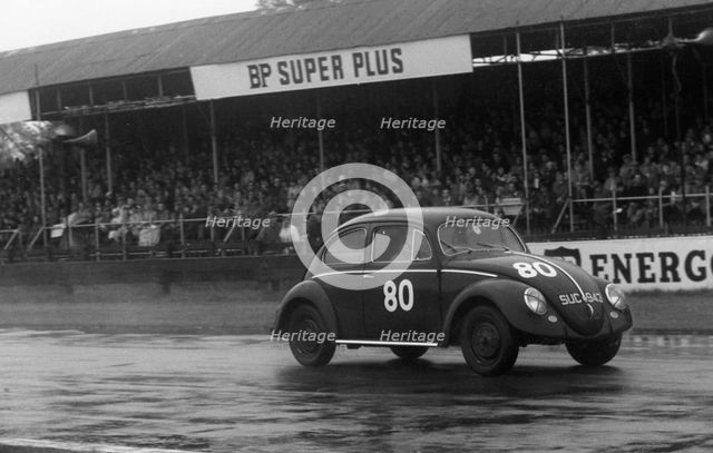 Volkswagen Beetle, M.J. Griffin, Goodwood Members Meeting 1959. Creator: Unknown.