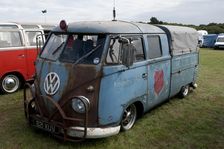 Volkswagen camper van at V Dub Island event, Isle of Wight 2013