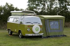 Volkswagen camper van at V Dub Island event, Isle of Wight 2013