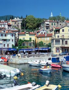 Volovsko harbour, Croatia. Creator: Peter Thompson