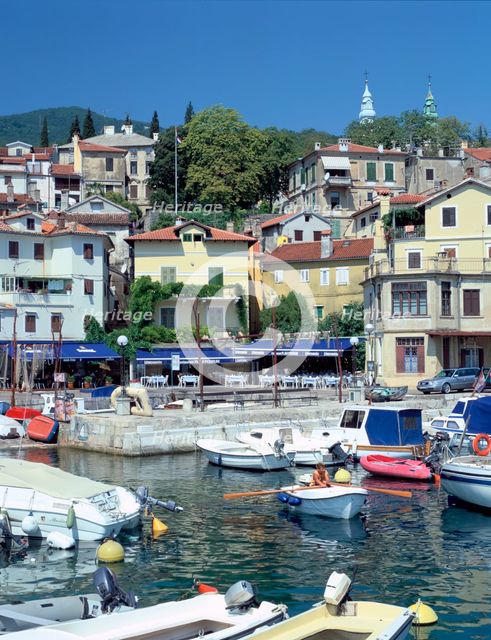 Volovsko harbour, Croatia. Creator: Peter Thompson.