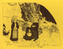 Volpini Suite: Dramas of the Sea: Brittany (Les Drames de la Mer, Bretagne), 1889. Creator: Paul Gauguin (French, 1848-1903)