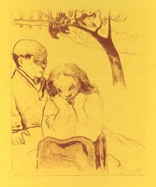 Volpini Suite: Human Misery (Misères Humaines), 1889. Creator: Paul Gauguin (French, 1848-1903)
