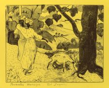 Volpini Suite: Martinique Pastoral (Pastorales Martinique), 1889. Creator: Paul Gauguin (French, 1848-1903)