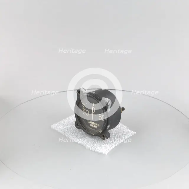 Voltmeter / Ammeter, Landing Gear. Creator: Motometer Gauge & Equipment Co..