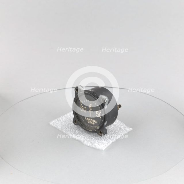 Voltmeter / Ammeter, Landing Gear. Creator: Motometer Gauge & Equipment Co..