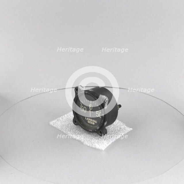 Voltmeter / Ammeter, Landing Gear. Creator: Motometer Gauge & Equipment Co..