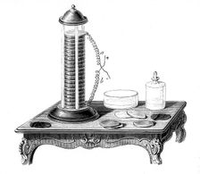 Voltaic battery (pile), 1887. Creator: Unknown