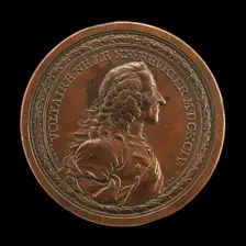 Voltaire, 1694-1778, Writer and Philosopher [obverse], 1770. Creator: Georg Christian Waechter