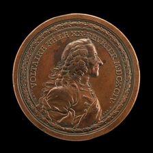 Voltaire, 1694-1778, Writer and Philosopher [obverse], 1770. Creator: Georg Christian Waechter