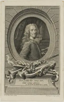 Voltaire, 1762. Creator: Etienne Ficquet