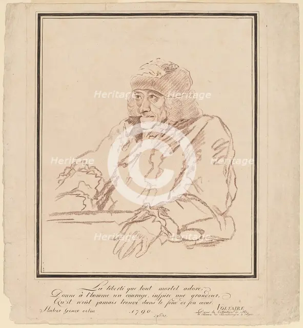 Voltaire, 1790. Creator: Unknown.