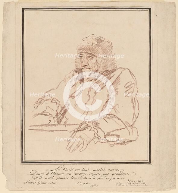 Voltaire, 1790. Creator: Unknown.