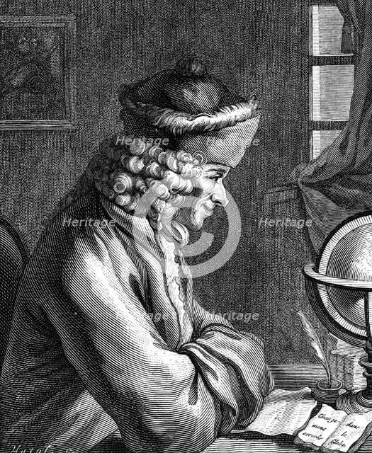 Voltaire, 18th century French author, playwright, satirist and man of letters. Artist: Unknown