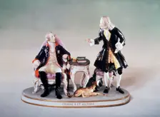Voltaire and Frederick the Great 1780s. Old Master