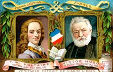 Voltaire and Victor Hugo, c1900