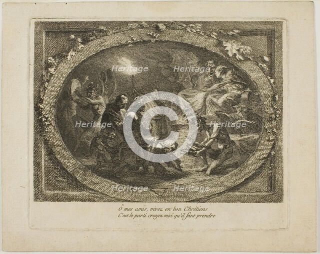 Voltaire at a Satanic Revel, c. 1770. Creator: Unknown.