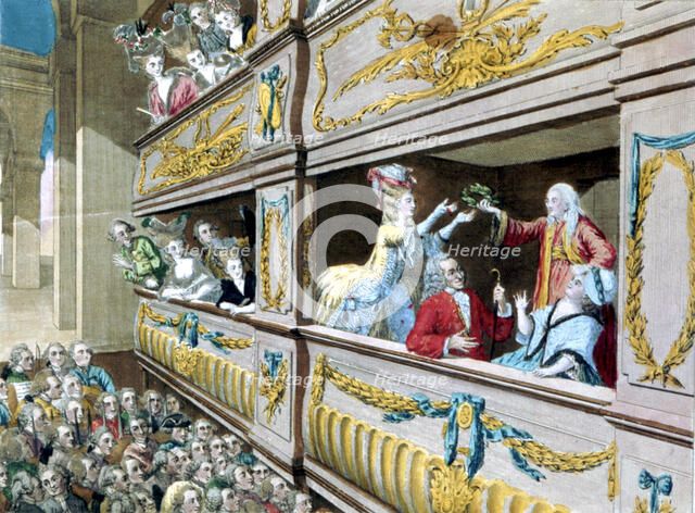 Voltaire, French author and epitome of the Enlightenment, 18th century. Artist: Anon