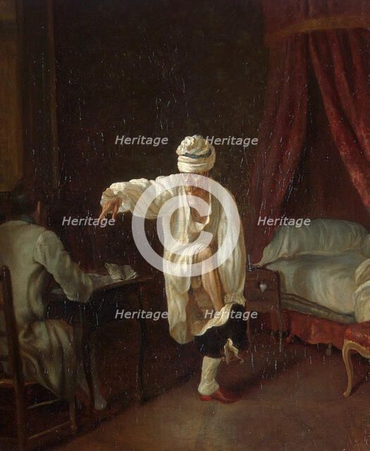 Voltaire's Morning', between 1750 and 1775. Creator: Huber, Jean (1721-1786).