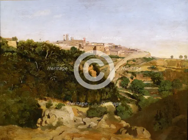 Volterra. Artist: Corot, Jean-Baptiste Camille (1796-1875)