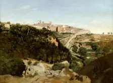Volterra Italy, 1834. Artist: Jean-Baptiste-Camille Corot