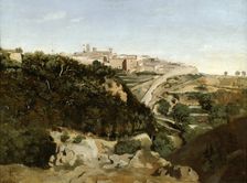 Volterra Italy, 1834. Artist: Jean-Baptiste-Camille Corot